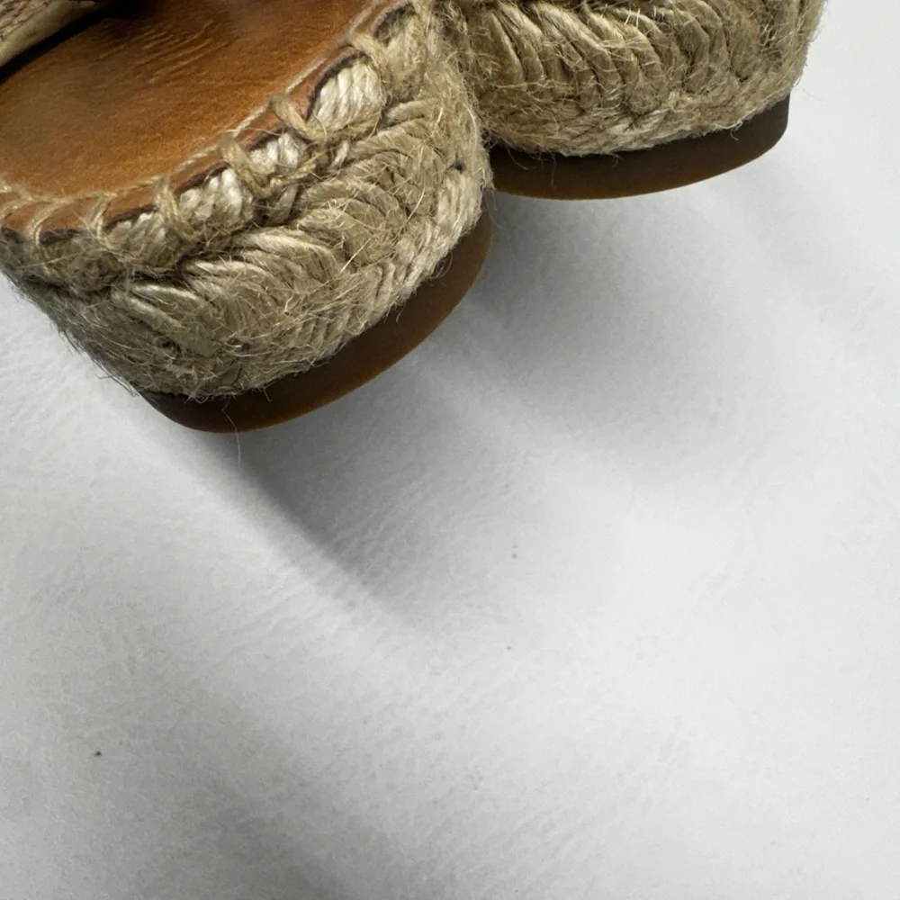 Madewell Women's Snakeskin Espadrille Sandals size 8